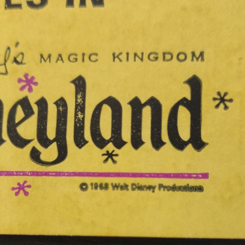 Vintage Disneyland Ticket Book - Picture 8 of 9